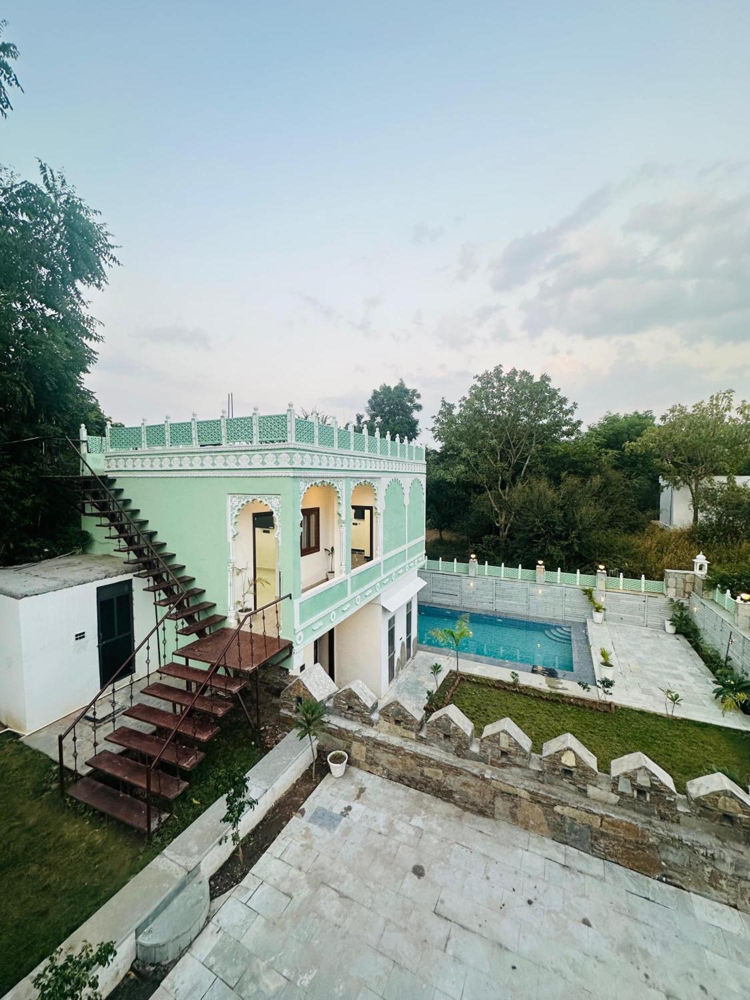 Rajasthan Haveli Villa Udaipur Buitenkant foto