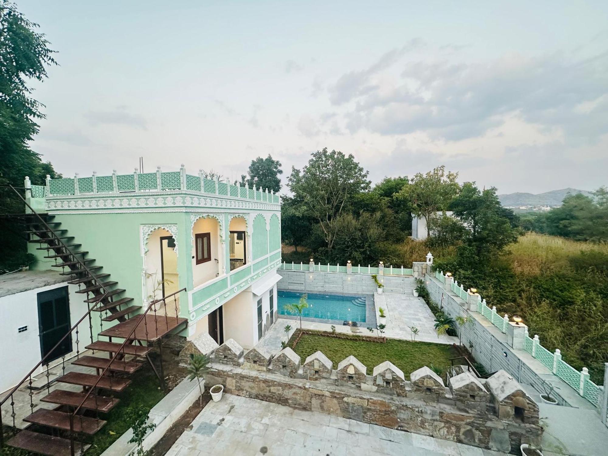 Rajasthan Haveli Villa Udaipur Buitenkant foto
