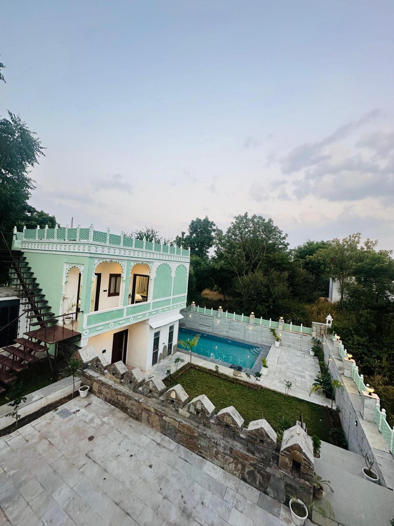Rajasthan Haveli Villa Udaipur Buitenkant foto